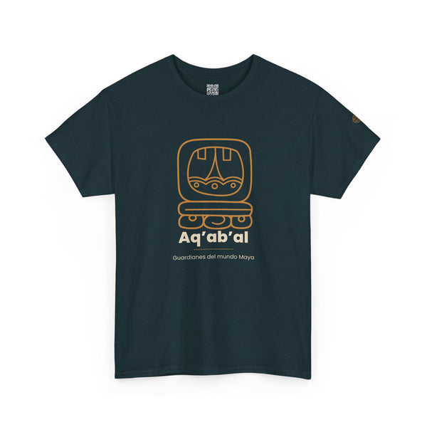 Camiseta Aq'ab'al – Nahual Maya | Guardianes del Mundo Maya | Cholq'ij