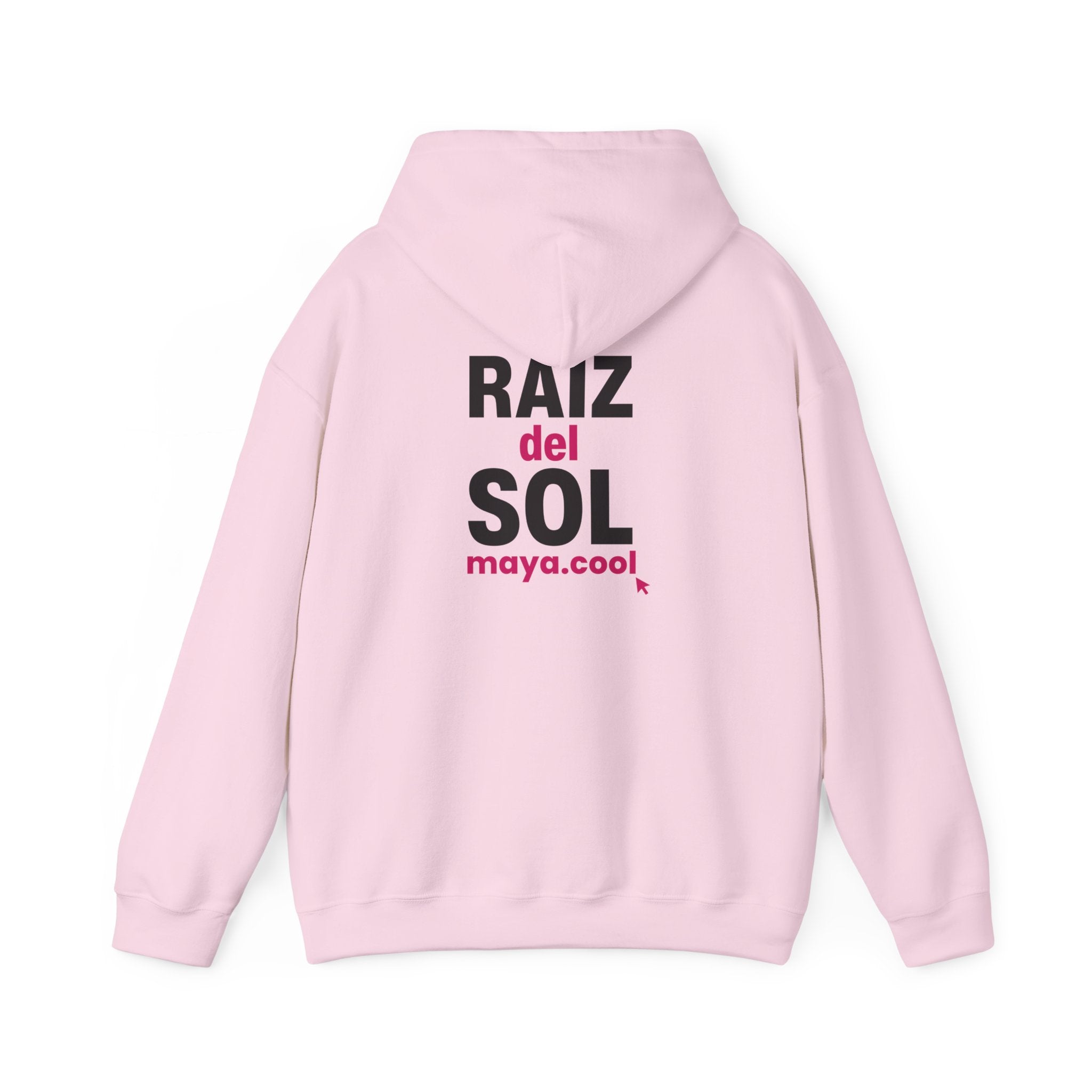 MAYA “Raíz del Sol” Hoodie | Premium Streetwear | Mayan Sun Symbol Design (Flor Maya) | Unisex Heavy Blend™ Hooded Sweatshirt