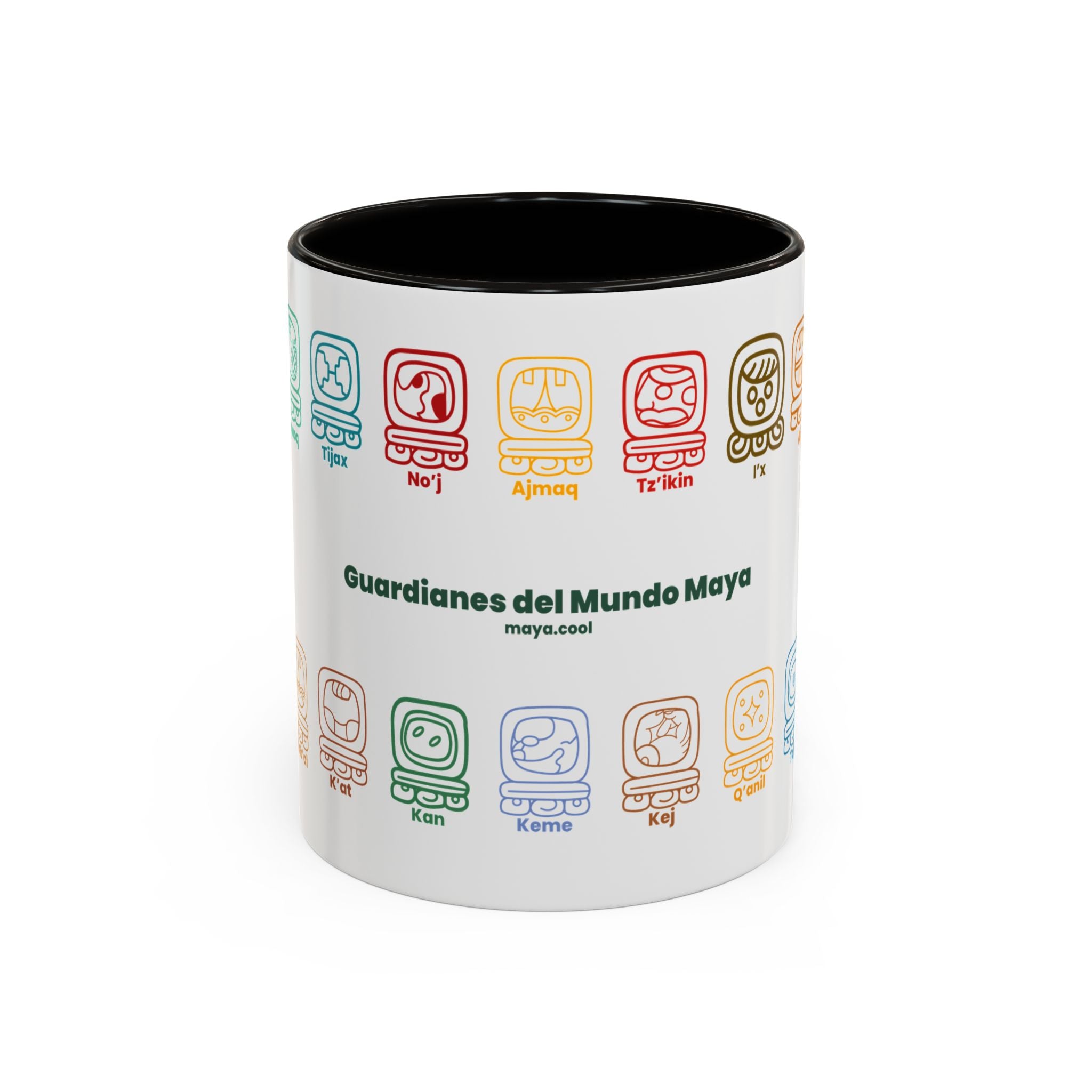 Guardianes del Mundo Maya Mug (11oz & 15oz) | 20 Maya Nahuales | Cholqij Calendar