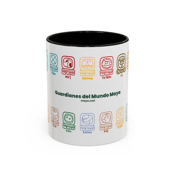 Guardianes del Mundo Maya Mug (11oz & 15oz) | 20 Maya Nahuales | Cholqij Calendar
