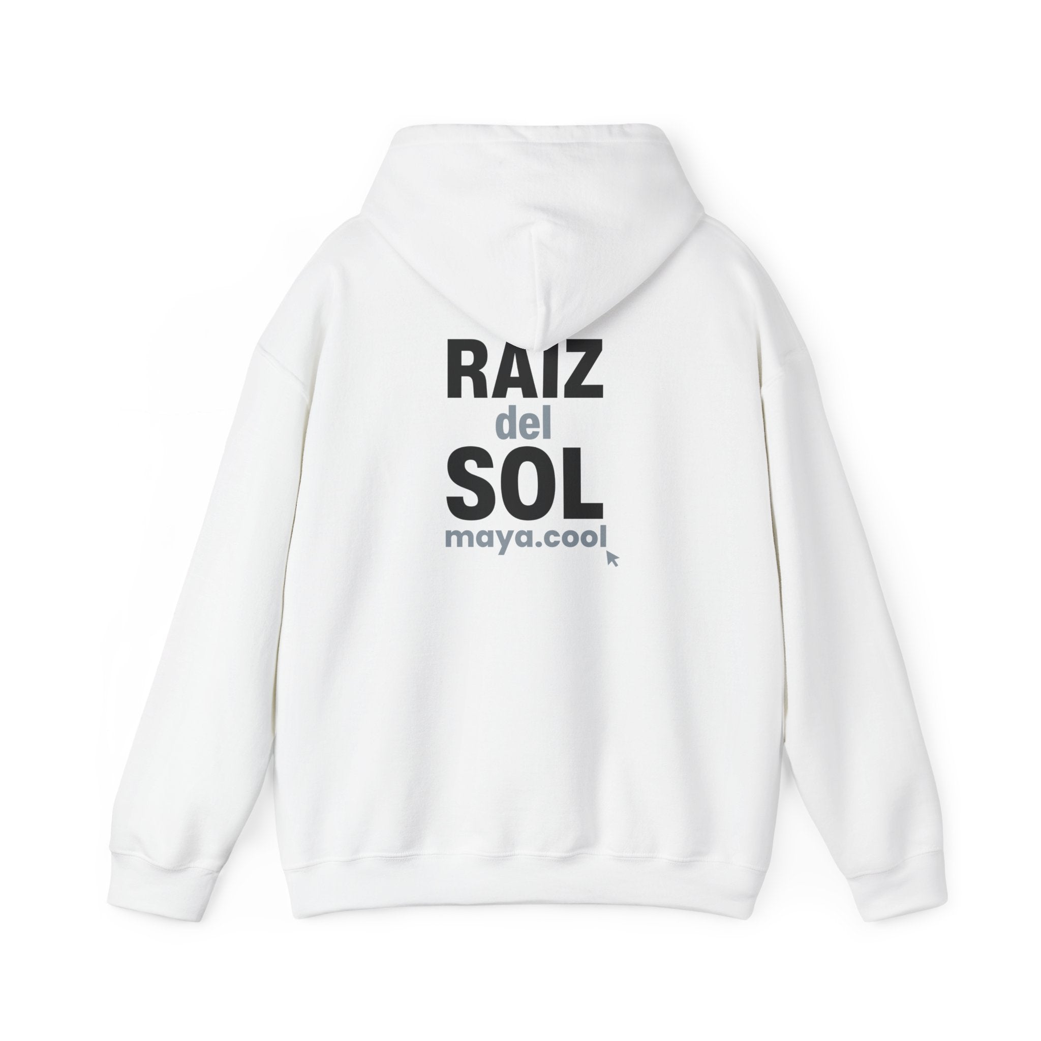 MAYA “Raíz del Sol” Hoodie | Premium Streetwear | Mayan Sun Symbol Design (Flor Maya) | Unisex Heavy Blend™ Hooded Sweatshirt