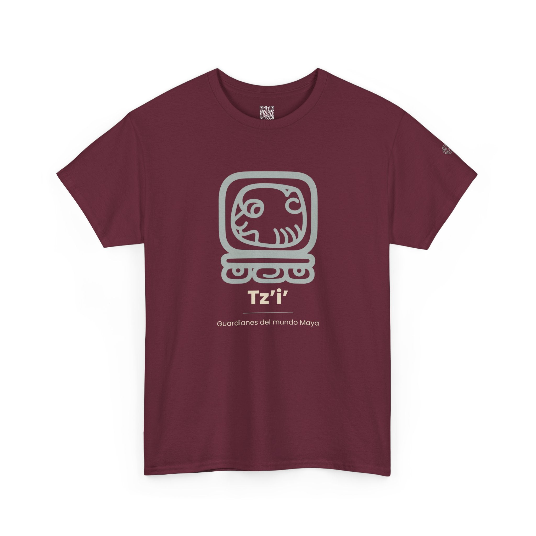 Camiseta Tz'i' (Tzi) – Nahual Maya | Guardianes del Mundo Maya | Cholq'ij