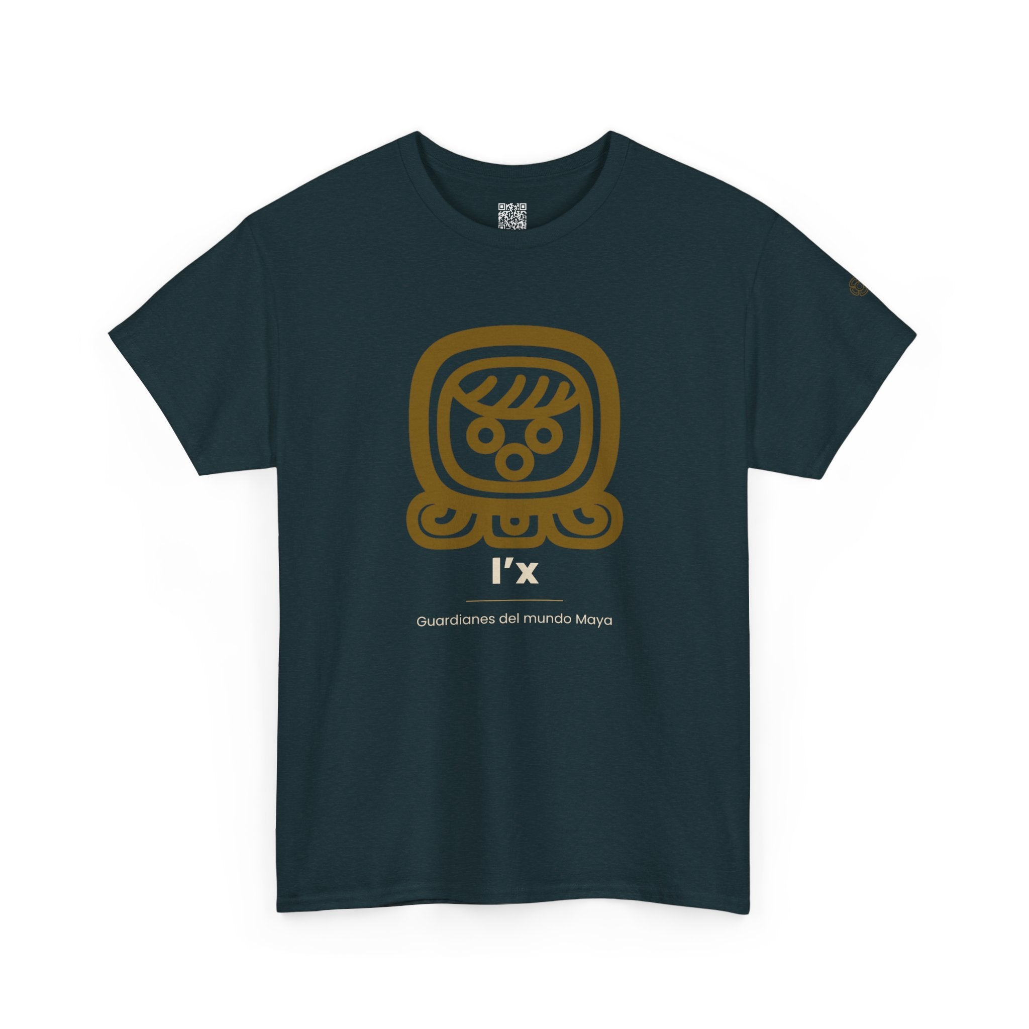 Camiseta I'x (Ix) – Nahual Maya | Guardianes del Mundo Maya | Cholq'ij