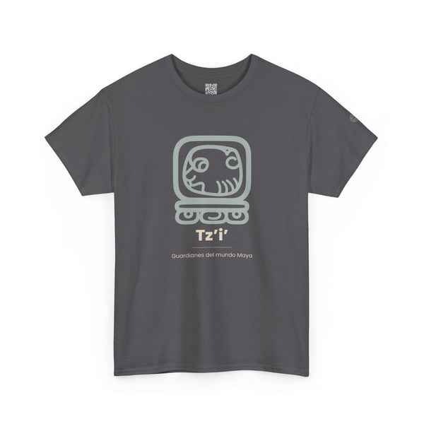 Camiseta Tz'i' (Tzi) – Nahual Maya | Guardianes del Mundo Maya | Cholq'ij