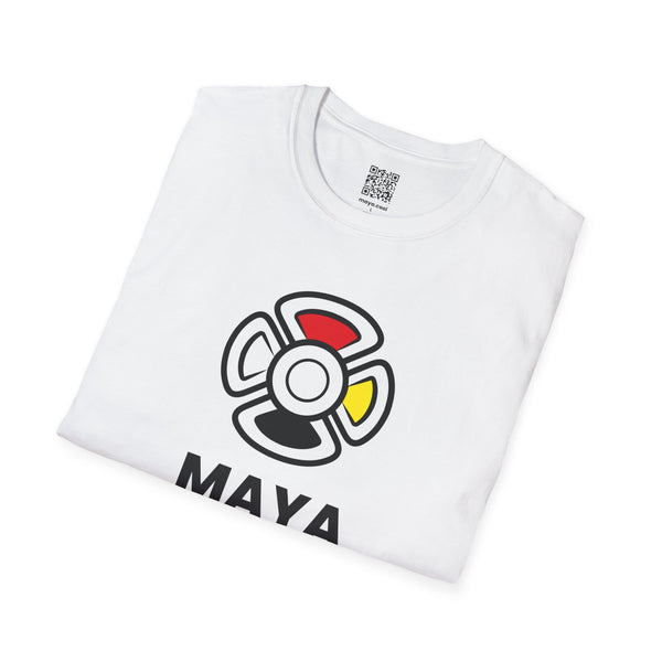 MAYA “Raíz del Sol” Camiseta | Con el Símbolo del Sol Maya (Flor Maya) | Playera Minimalista Unisex de Inspiración Cultural