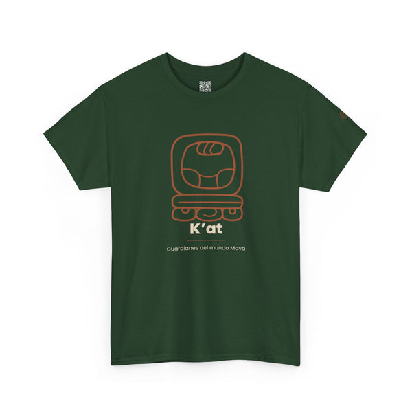 Camiseta K'at – Nahual Maya | Guardianes del Mundo Maya | Cholq'ij