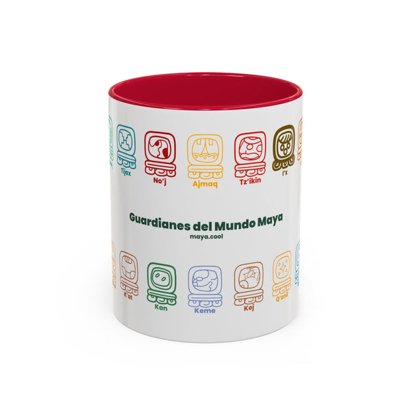Guardianes del Mundo Maya Mug (11oz & 15oz) | 20 Maya Nahuales | Cholqij Calendar