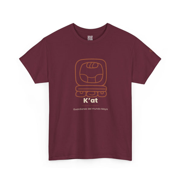 Camiseta K'at – Nahual Maya | Guardianes del Mundo Maya | Cholq'ij