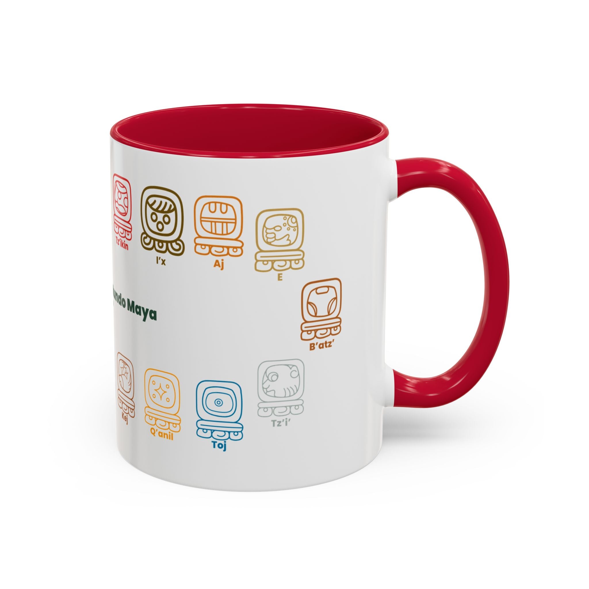 Guardianes del Mundo Maya Mug (11oz & 15oz) | 20 Maya Nahuales | Cholqij Calendar