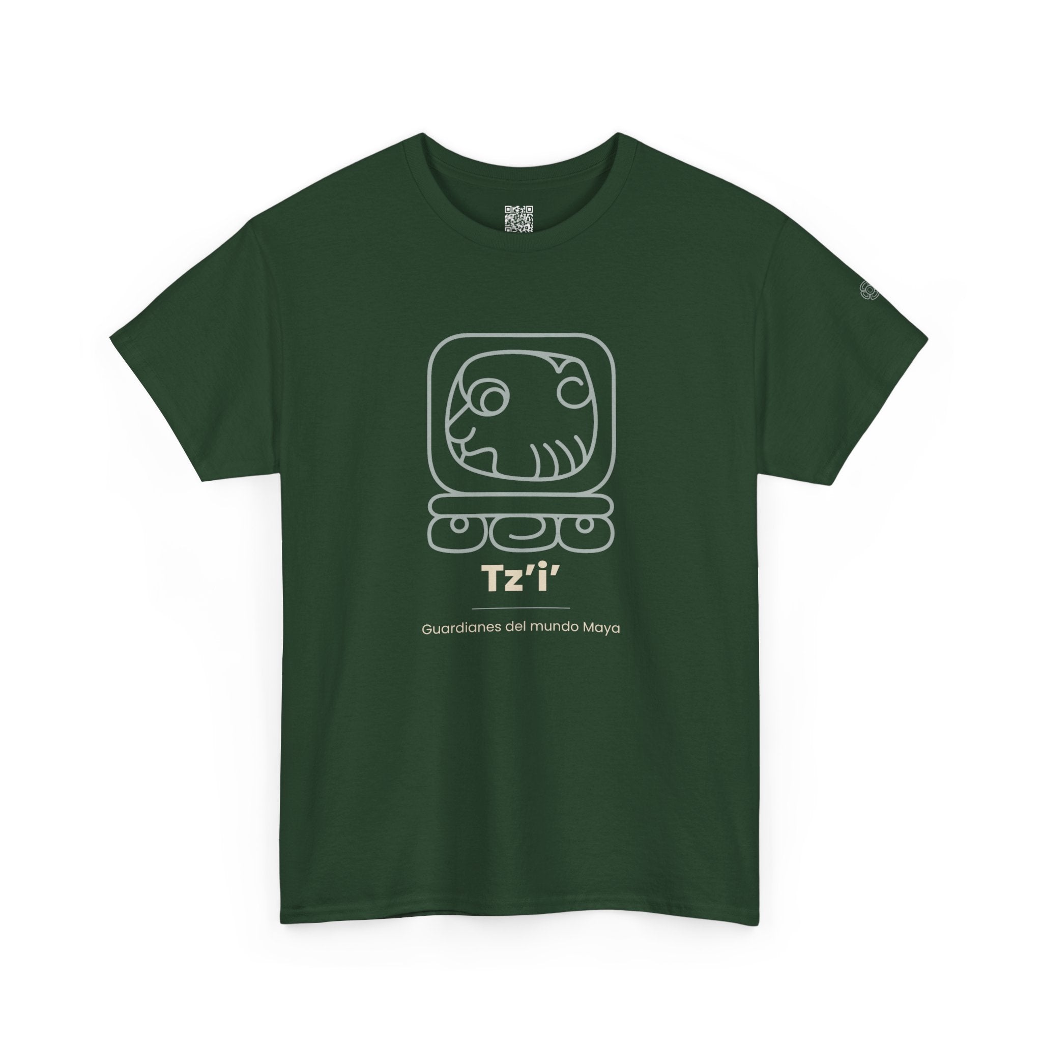 Camiseta Tz'i' (Tzi) – Nahual Maya T-Shirt | Guardianes del Mundo Maya | Cholq'ij