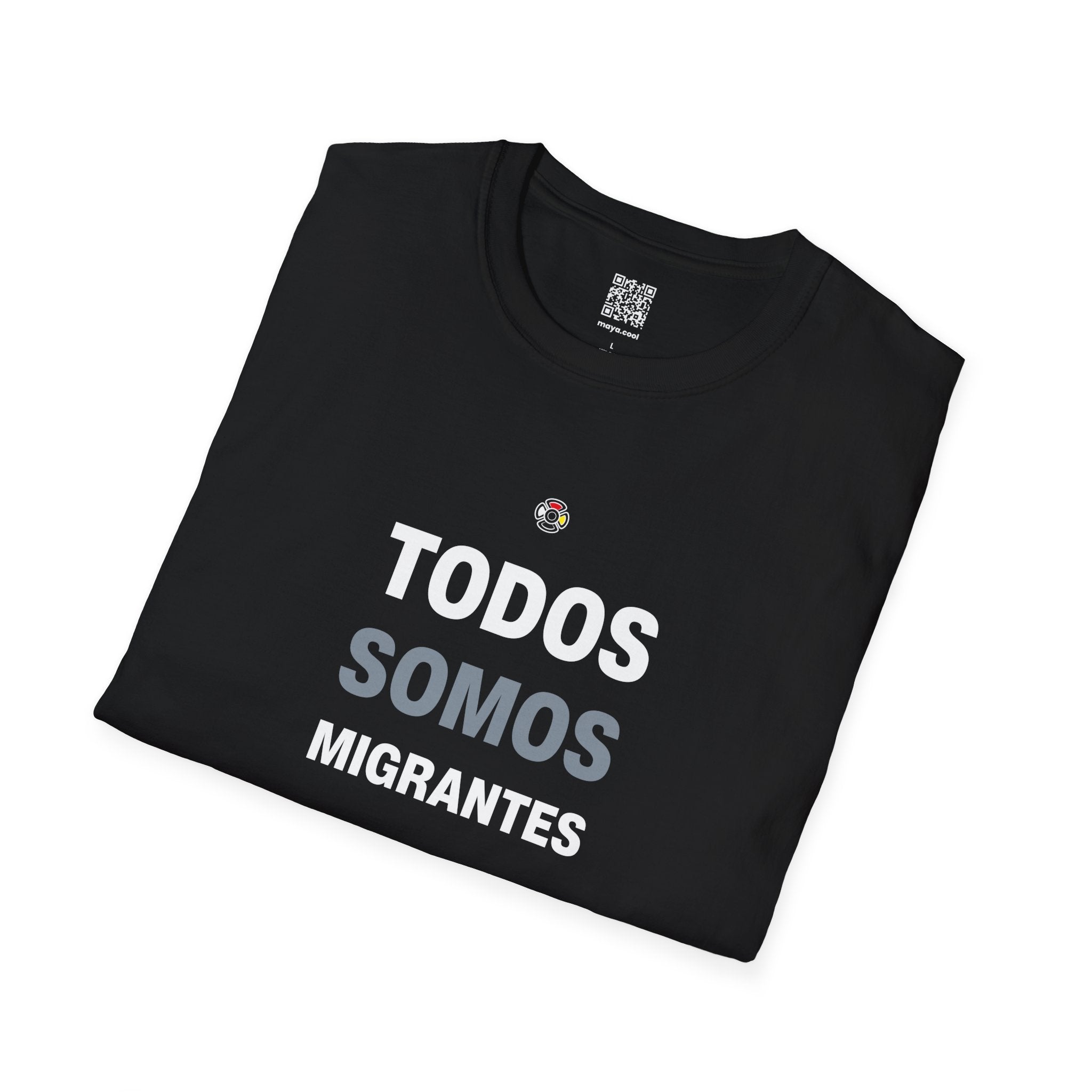 MAYA “Todos Somos Migrantes” Tee | Flor Maya Design | Premium Streetwear Unisex Shirt