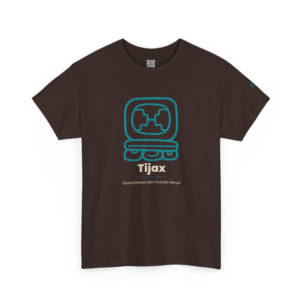 Camiseta Tijax – Nahual Maya | Guardianes del Mundo Maya | Cholq'ij