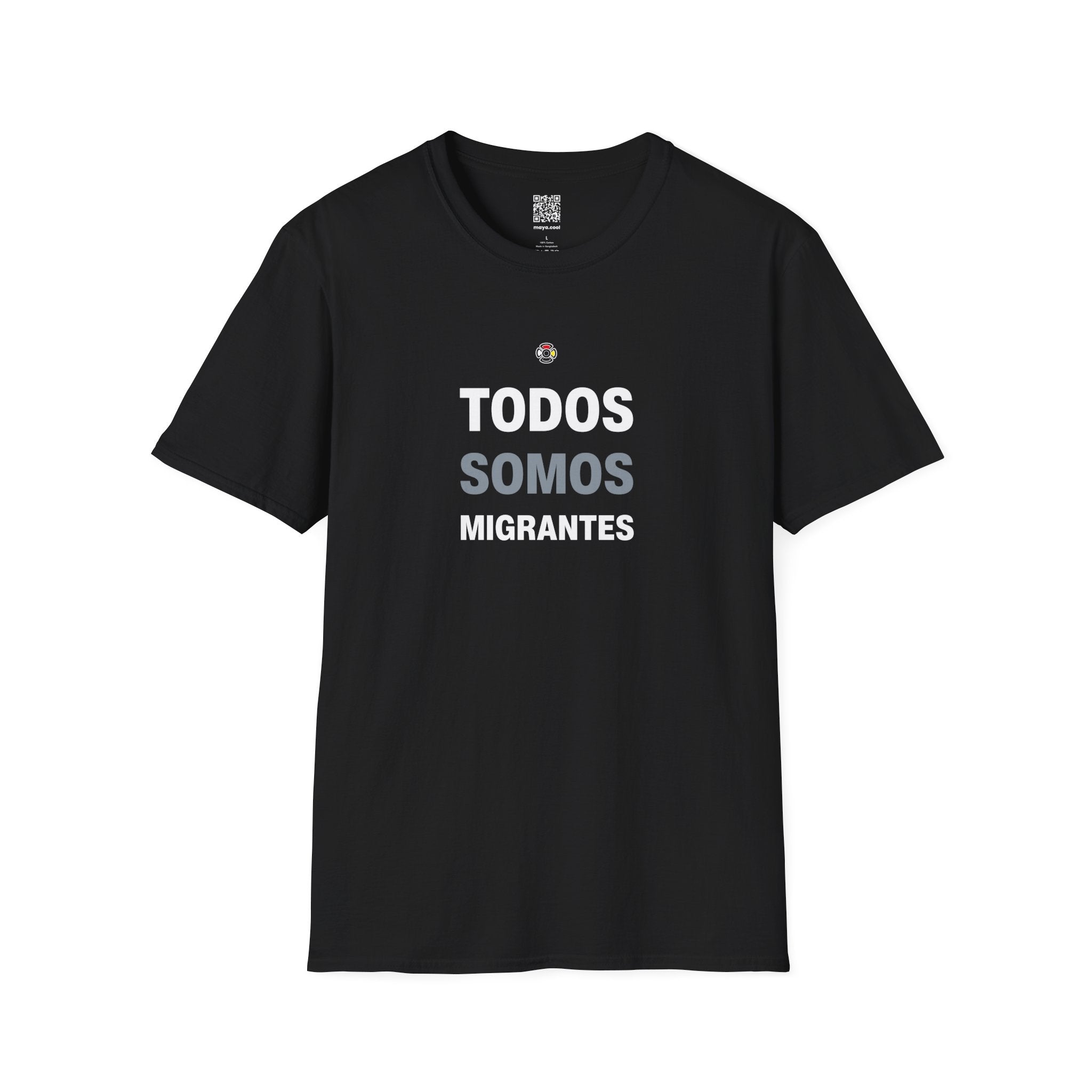 MAYA “Todos Somos Migrantes” Tee | Flor Maya Design | Premium Streetwear Unisex Shirt
