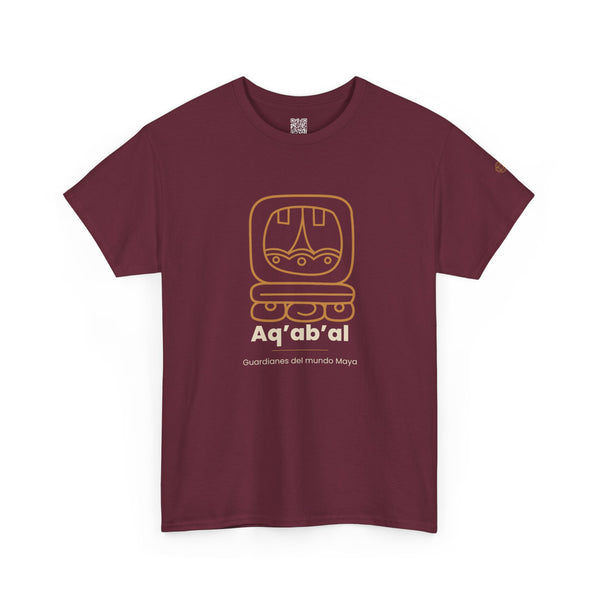Camiseta Aq'ab'al – Nahual Maya | Guardianes del Mundo Maya | Cholq'ij