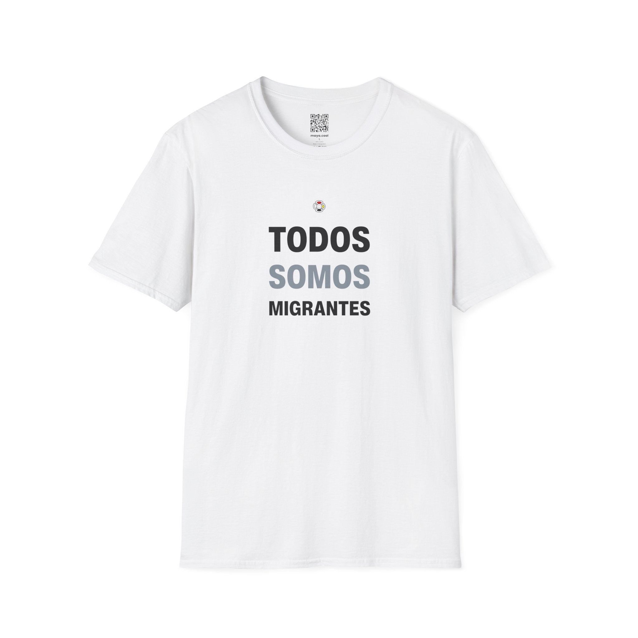 MAYA “Todos Somos Migrantes” Tee | Flor Maya Design | Premium Streetwear Unisex Shirt